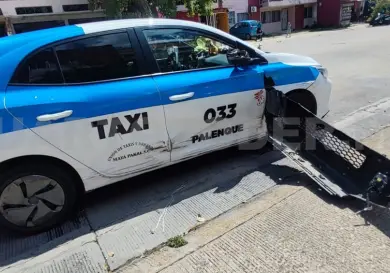 Ruletero y particular protagonizan choque