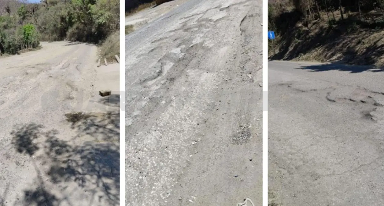 La carretera se encuentra en condiciones críticas. Guillermo Ramos / CP 