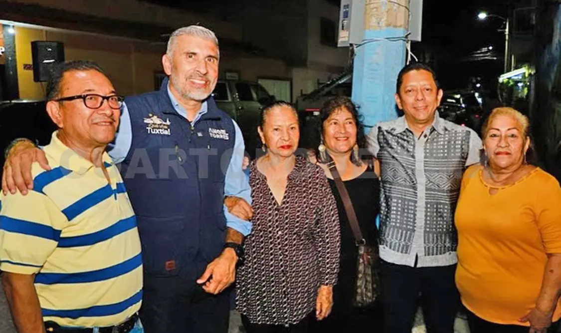 Ángel Torres y Llaven Abarca encabezaron la continuidad del Programa de Mejoramiento del Alumbrado Público. CP