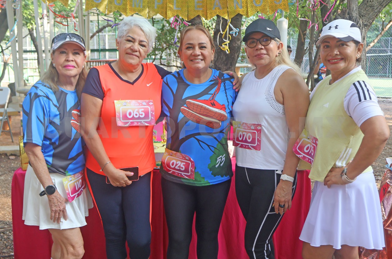 Zoraida festejó con carrera deportiva