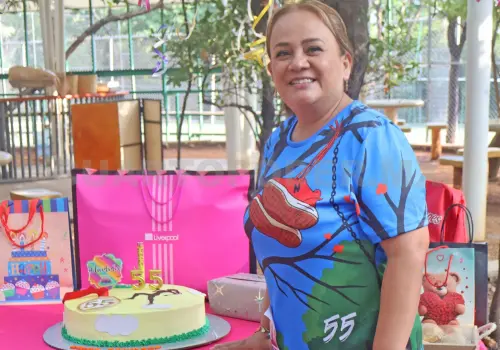 Zoraida festejó con carrera deportiva