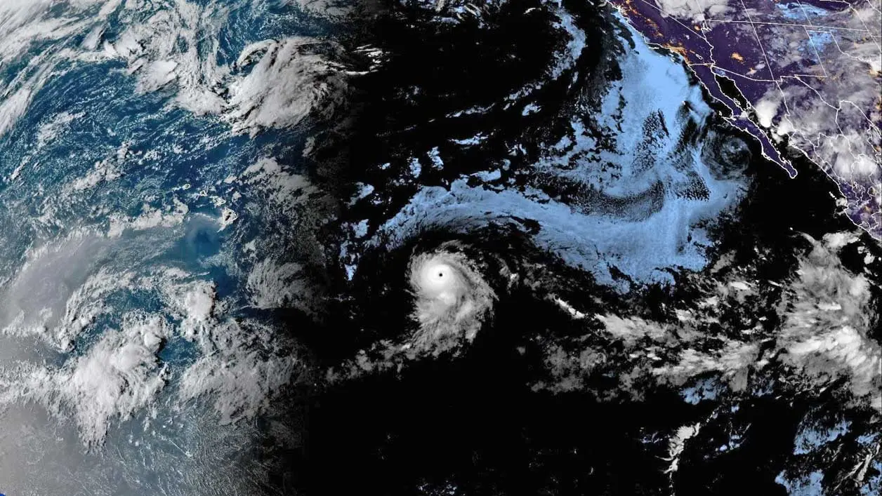 La trayectoria de este sistema meteorológico no afectará a México. Cortesía 
