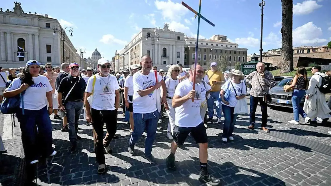 Son más de mil 400 personas, procedentes de varios países, quienes respondieron a la invitación de la asociación italiana La Tenda di Gionata. Cortesía 