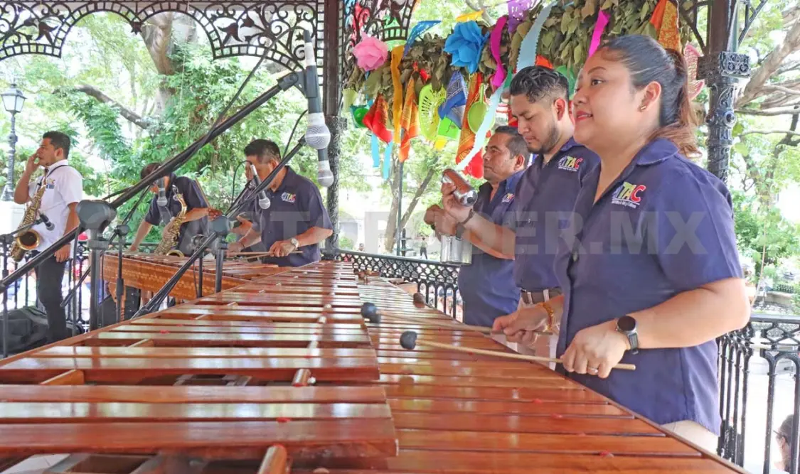 Realizarán por primera vez un ensamble especial de marimbas municipales. Diego Pérez / CP