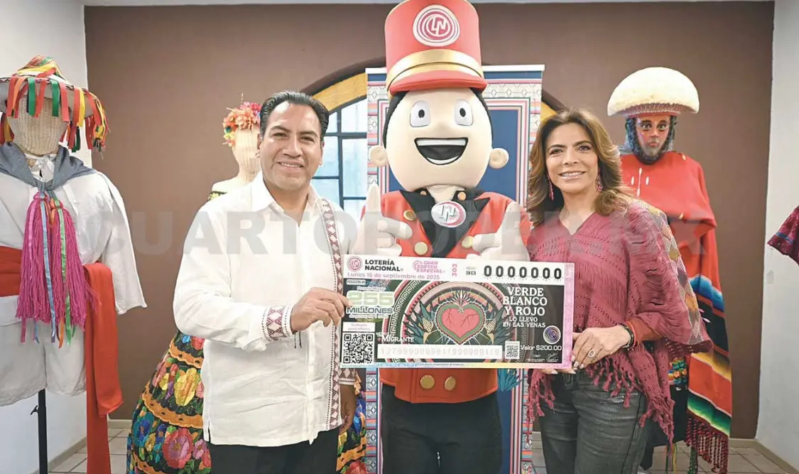 Presentan el gran sorteo México con M de Migrante