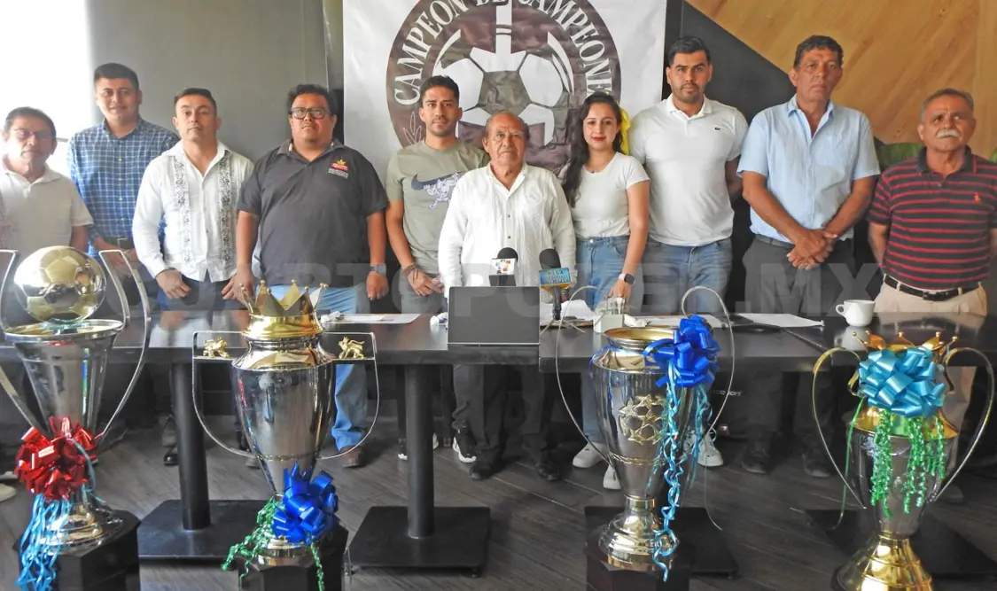 Presentación del Torneo de Campeones Chiapas, de la Liga Empresarial en categoría libre. Cortesía