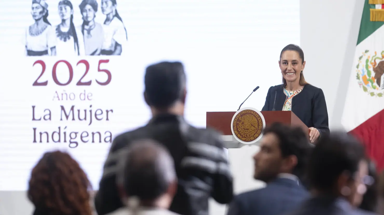 La presidenta afirmó que su gobierno llevará las investigaciones contra el  huachicol fiscal. Cortesía