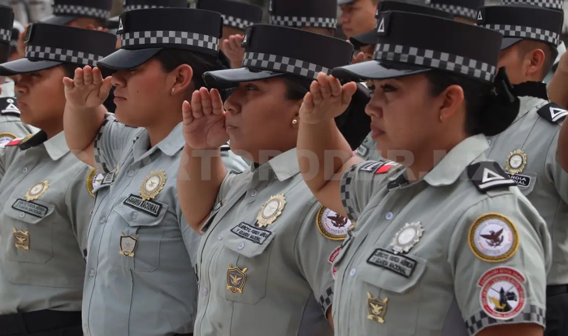 Quienes se integren a la Guardia Nacional contarán con estabilidad laboral, sueldo digno y desarrollo profesional. Cortesía