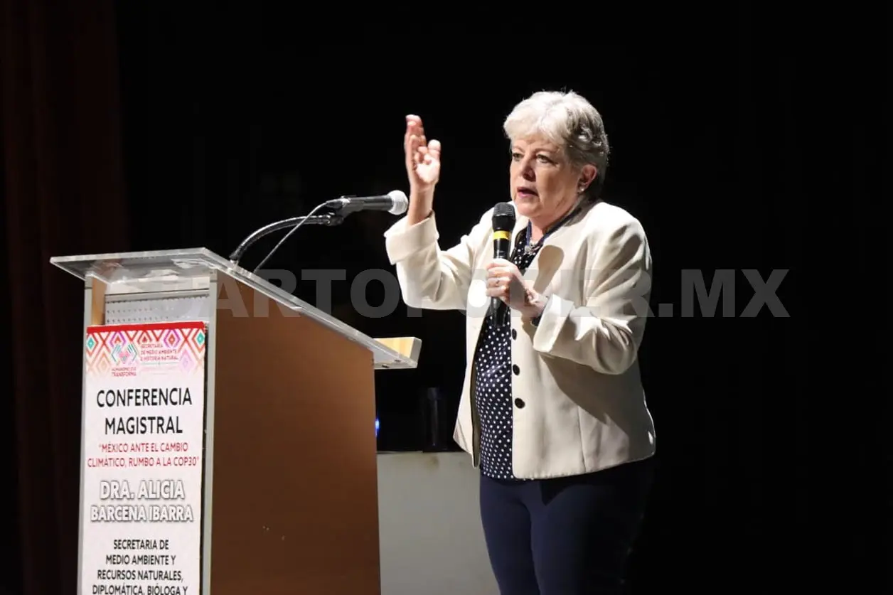 La ponente Alicia Bárcena habló sobre algunas de las consecuencias sobre el cambio climático. Diego Pérez / CP
