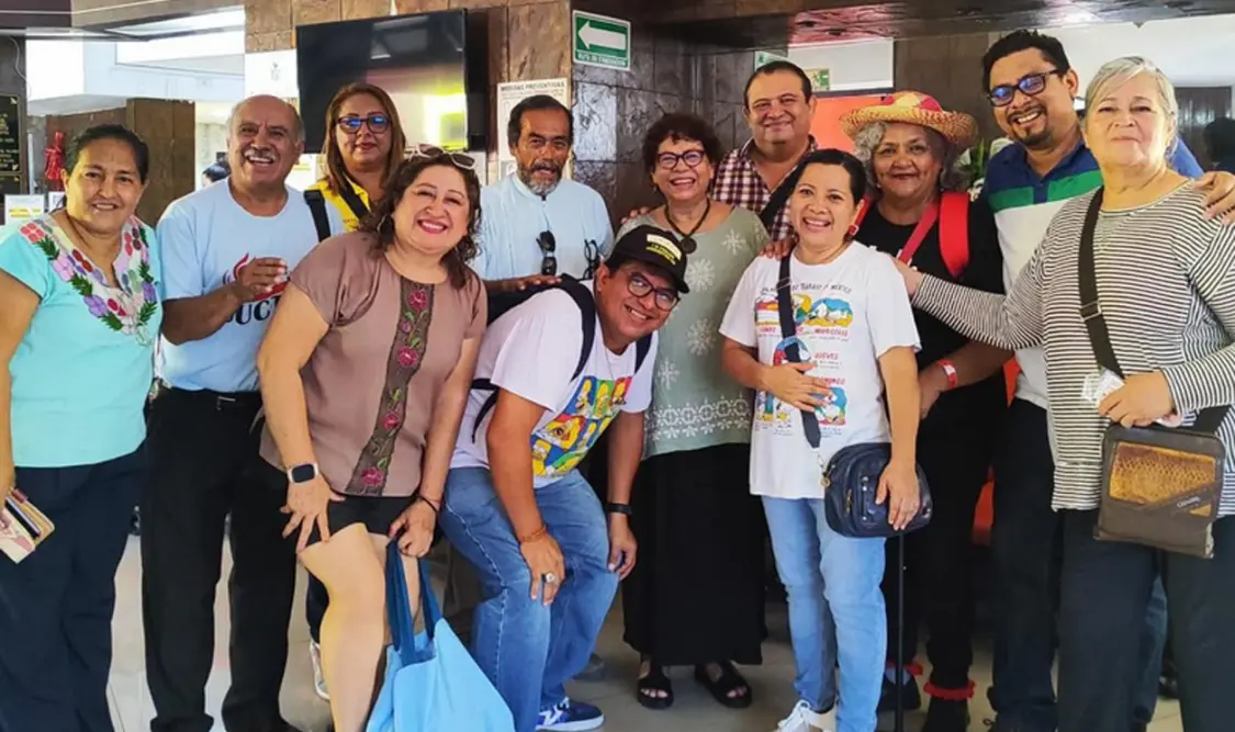 Chiapanecos acudieron al Segundo Encuentro Interestatal Zona Sur del Programa Nacional Salas de Lectura. Cortesía