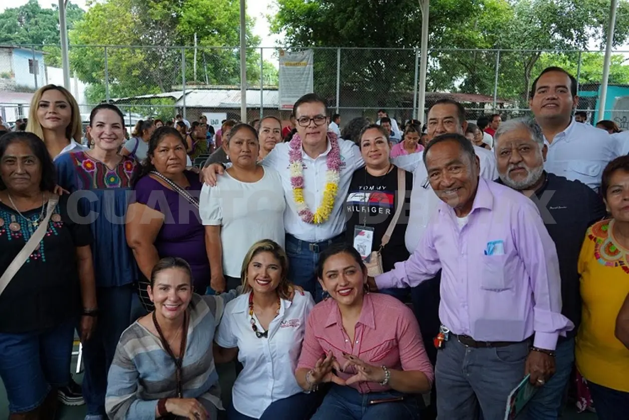 Francisco Chacón señaló que las Jornadas del Humanismo continuarán recorriendo más colonias de Tuxtla. CP