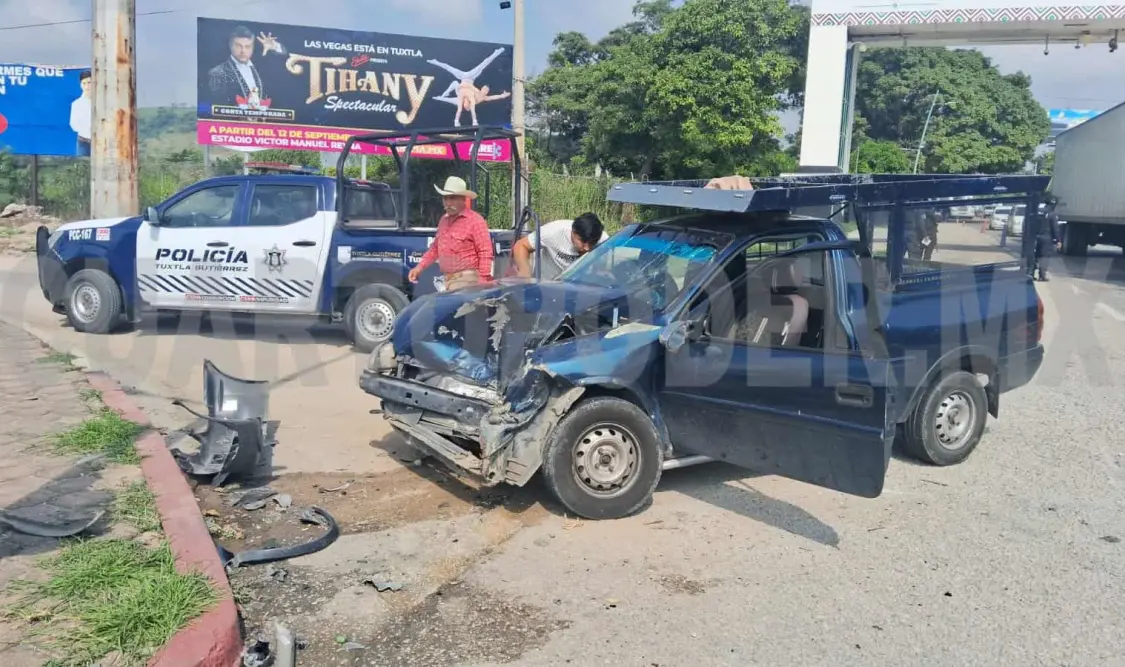 Tres lesionados en choque en La Pochota