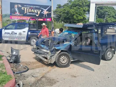 Tres lesionados en choque en La Pochota
