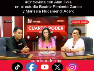 #Entrevista con Alan Pola; en el estudio Beatriz Pimienta Garcia y Marisela Nucamendi Acero
