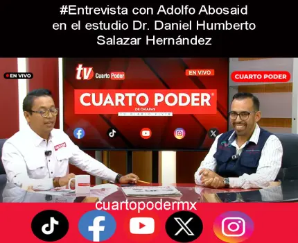 #Entrevista con Adolfo Abosaid; en el estudio Dr. Daniel Humberto Salazar Hernández