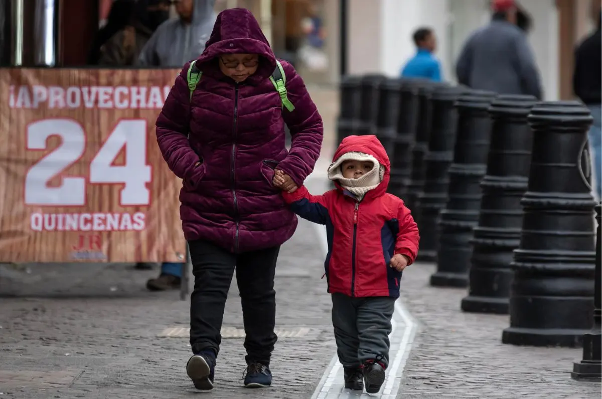 La temperatura mínima será por debajo de menos cinco grados y afectará principalmente a estados montañosos del norte y del centro del país. Cortesía 