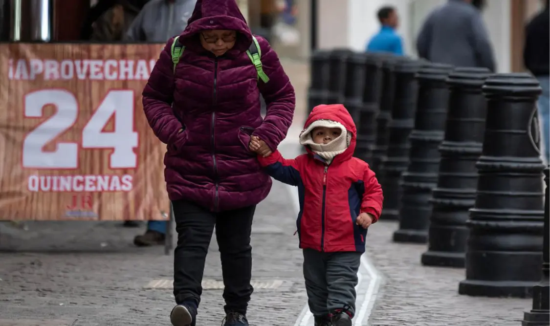 La temperatura mínima será por debajo de menos cinco grados y afectará principalmente a estados montañosos del norte y del centro del país. Cortesía