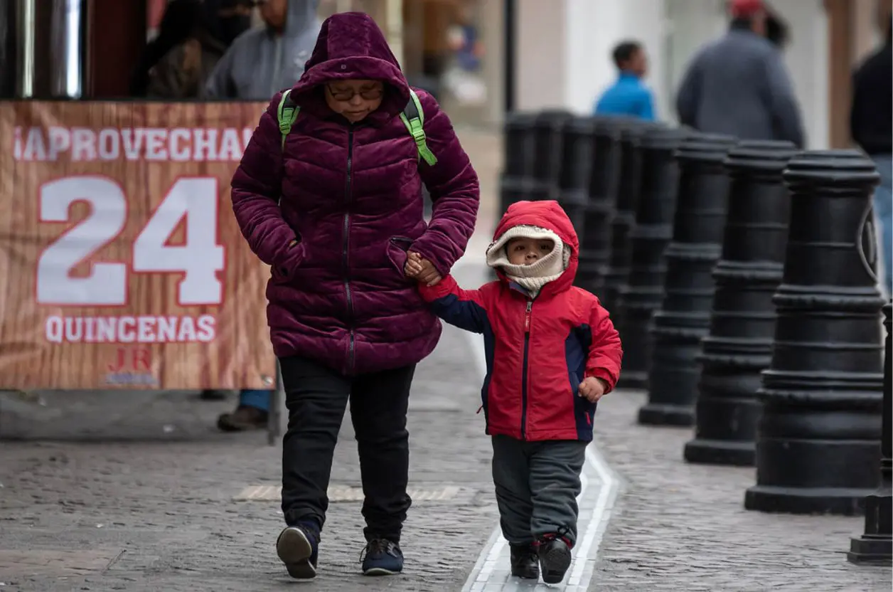 La temperatura mínima será por debajo de menos cinco grados y afectará principalmente a estados montañosos del norte y del centro del país. Cortesía 