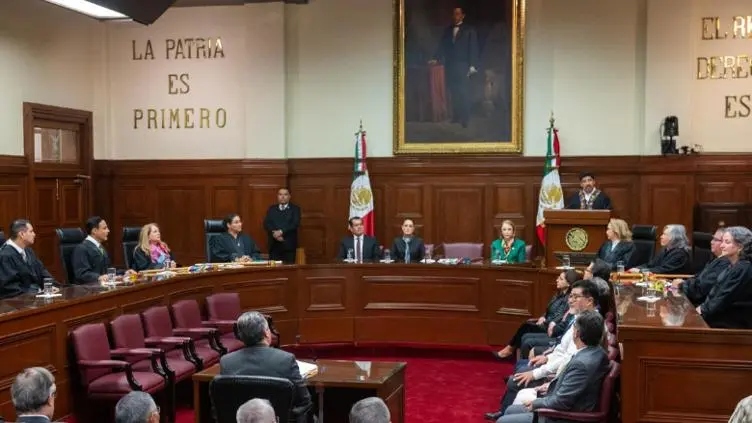 Se llevó a cabo en la SCJN una ceremonia tradicional de los pueblos nativos de Baja California. Cortesía