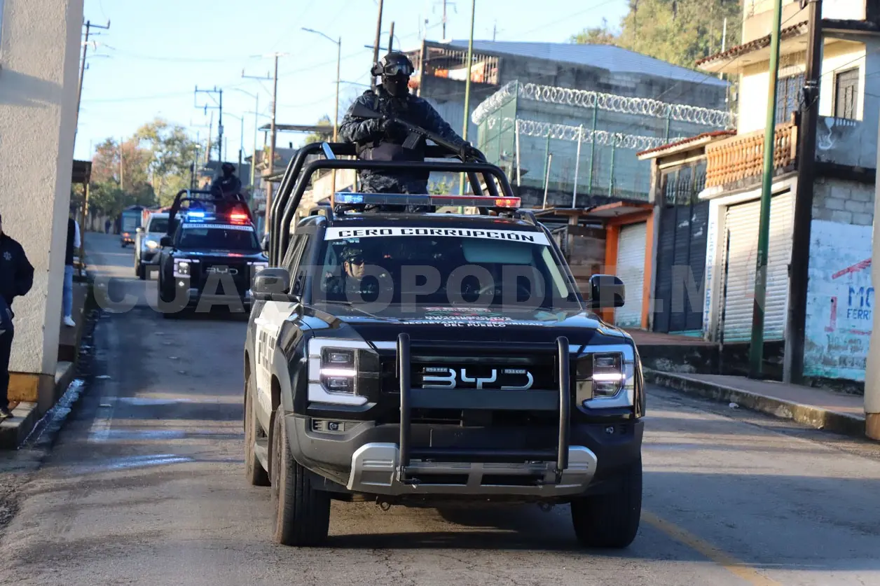 Chiapas cuenta con una Fuerza de Reacción Inmediata Pakal para operaciones de alto impacto. Diego Pérez / CP