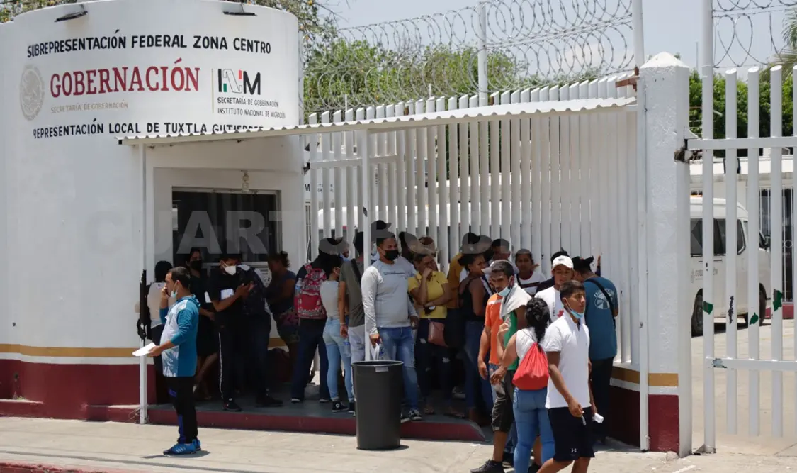 Tapachula es el principal punto de entrada y estancia temporal para solicitantes de asilo. Diego Pérez / CP
