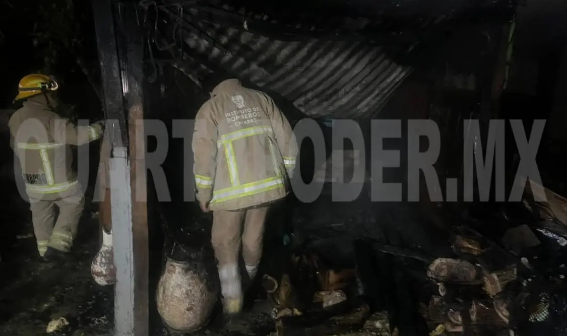 Arde humilde vivienda en la colonia Las Granjas