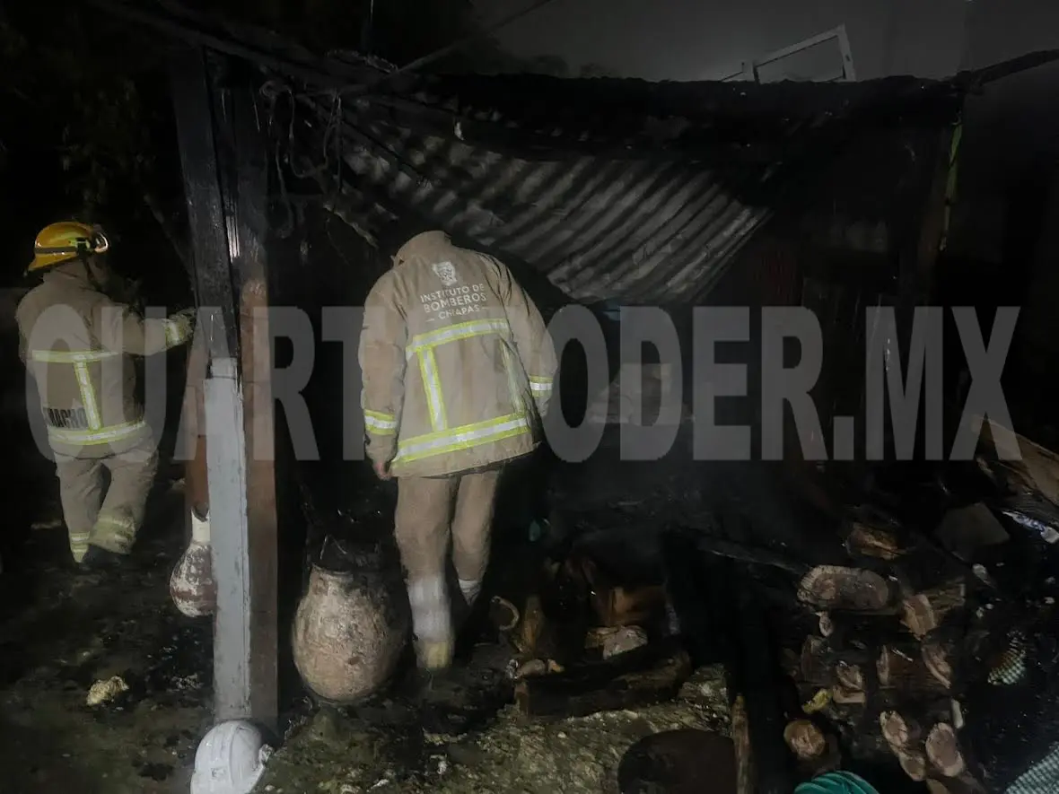 Arde humilde vivienda en la colonia Las Granjas