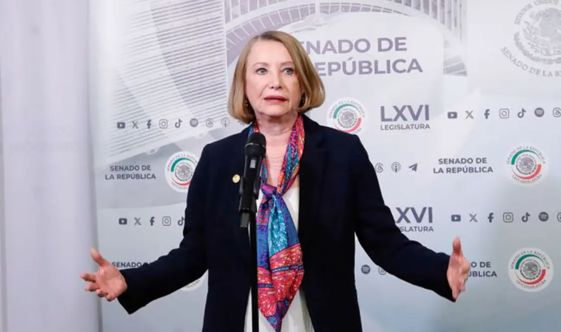 Laura Itzel Castillo, presidenta del Senado. El Universal