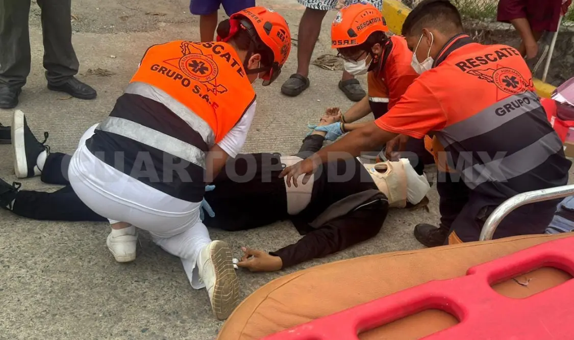 La joven presentaba fracturas y tuvo que ser hospitalizada. Víctor Sánchez / CP