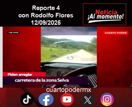 REPORTE4 | 12 09 2025 con Rodolfo Flores