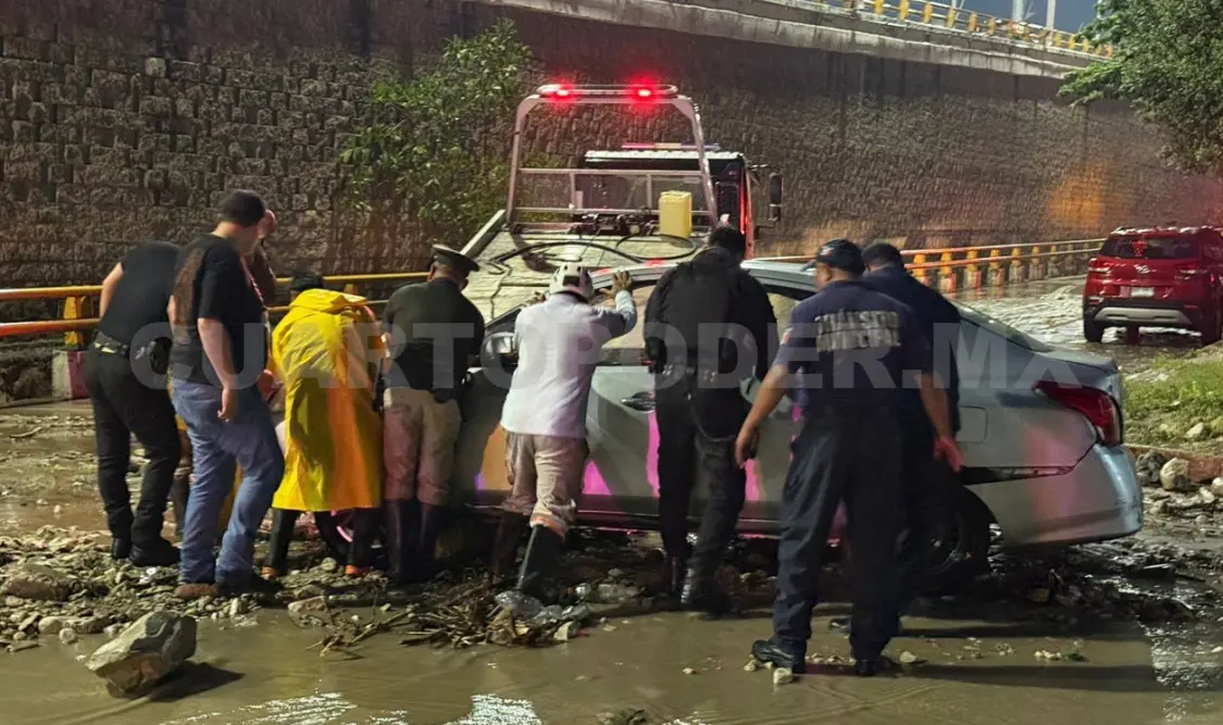 Una fuerte lluvia azotó a la capital el pasado viernes. Cortesía 