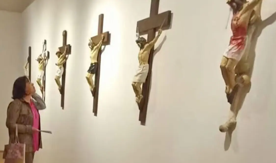 La exposición “Iconoclasia” se encontraba en la Galería Jesús Gallardo desde el 8 de septiembre. Cortesía