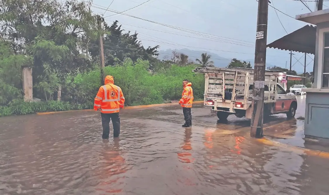 La tormenta ha generando chubascos al sur del país. Cortesía