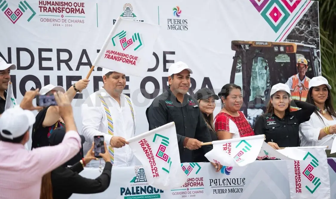 El gobierno de la “Nueva Era” promueve el desarrollo en la zona Norte de Chiapas. Cortesía 