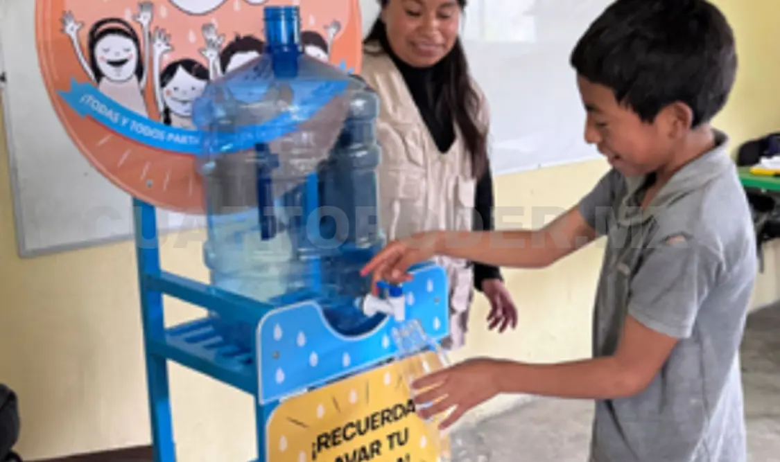 Más niños tienen acceso al agua. Cortesía