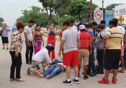Vehículo "fantasma" deja malherido a motorista