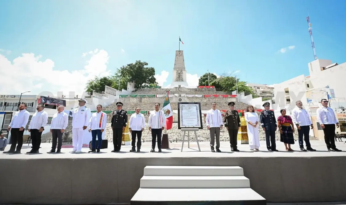 ERA participó en la ceremonia conmemorativa por el 201 Aniversario de la Federación de Chiapas a México. Cortesía