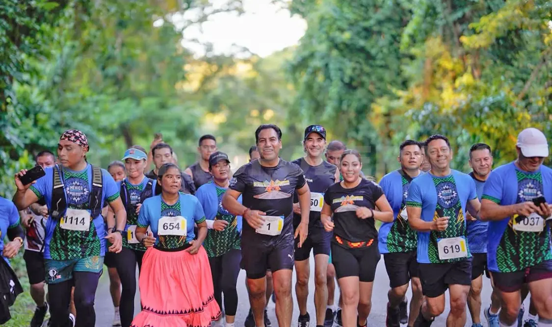 La justa deportiva, encabezada por la presidenta de México, inició en Palenque. Cortesía 