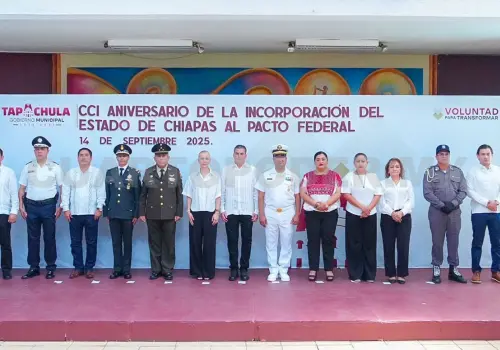 Conmemoran Incorporación de Chiapas a México