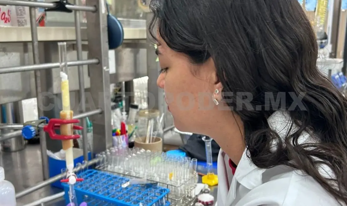 La estudiante dijo que esta oportunidad le ayudó a fortalecer sus conocimientos. Cortesía 