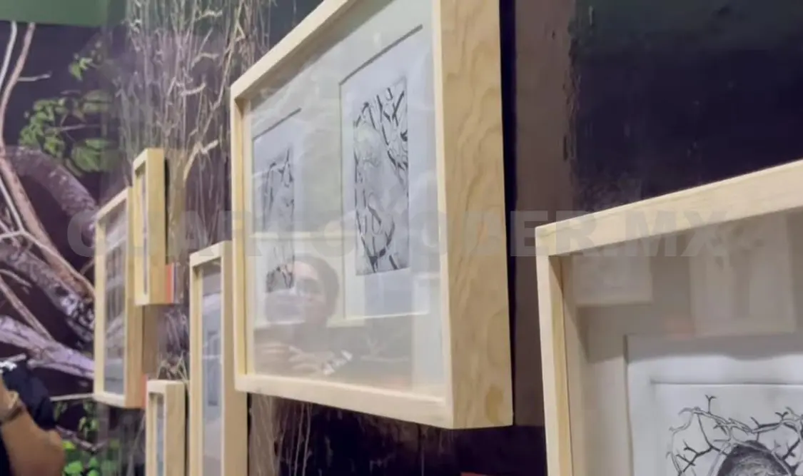 La artista Ana Ferral presenta exposición gráfica. Manuel Martínez / CP