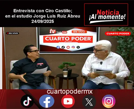 Entrevista con Ciro Castillo; en el estudio Jorge Luis Ruiz Abreu