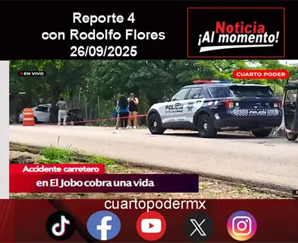 REPORTE4 | 26 09 2025 con Rodolfo Flores