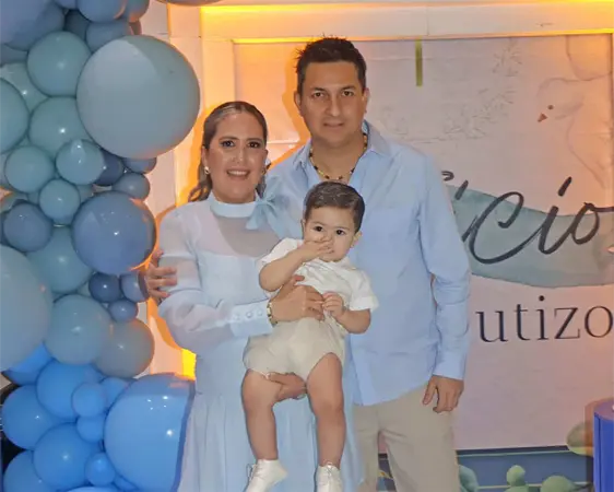 Bautizo y primer año de Patricio