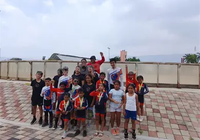 Brillan atletas del club Correcaminos Pujiltic