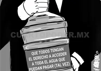El agua es un derecho, no un privilegio