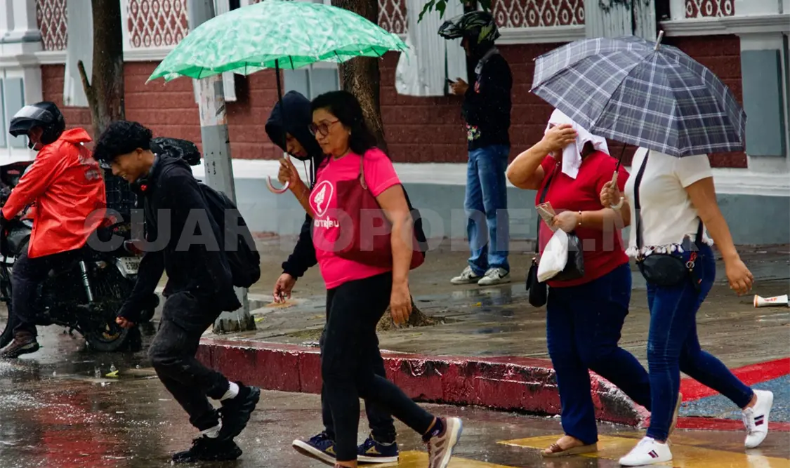 Se esperan constantes precipitaciones en algunas regiones de la entidad. Daniel García / CP 