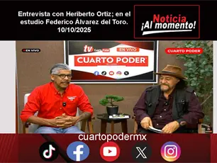 Entrevista con Heriberto Ortiz; en el estudio Federico Álvarez del Toro.