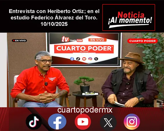 Entrevista con Heriberto Ortiz; en el estudio Federico Álvarez del Toro.