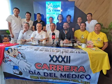 Presentan la 32ª Carrera Día del Médico